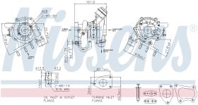 Nissens 93233 - TURBO OPEL VIVARO A(01-)2.0 CDTI