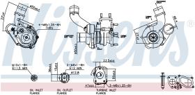 Nissens 93238 - TURBO OPEL MOVANO A(98-)2.2 DTI