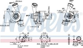 Nissens 93244 - TURBO VOLKSWAGEN TRANSPORTER T5(7H.