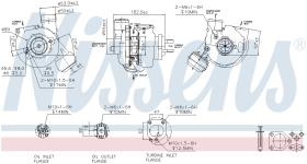Nissens 93245 - TURBO OPEL OMEGA B(94-)2.5 TD