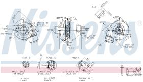 Nissens 93248 - TURBO BMW 5 E60-E61(03-)530 D