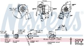 Nissens 93257 - TURBO CITROEN BERLINGO(B9)(08-)1.6