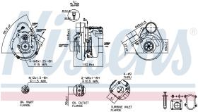 Nissens 93274 - TURBO OPEL MOVANO A(98-)2.8 DTI