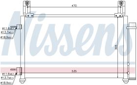 Nissens 940009 - CONDENSADOR CHEVROLET MATIZ(M200.M2