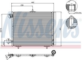  94595 - CONDENSADOR CITROEN DS3(10-)1.4 VTI