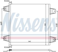 Nissens 940031 - CONDENSADOR GINAF X-SERIES(05-)3329