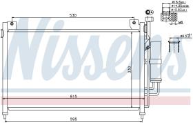 Nissens 940033 - CONDENSADOR MAZDA 2 II(DE)(07-)1.4