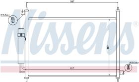 Nissens 940064 - CONDENSADOR HONDA FR-V(BE)(05-)2.2