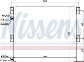 Nissens 940075 - CONDENSADOR RVI-RENAULT TRUCKS MIDL