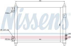 Nissens 940078 - CONDENSADOR RENAULT MAXITY(06-)2.5
