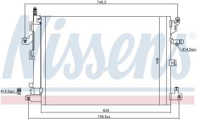 Nissens 940089 - CONDENSADOR VOLVO XC 90 I(02-)D5