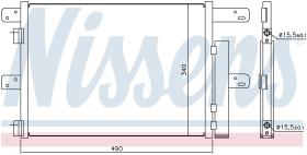 Nissens 940096 - CONDENSADOR GINAF C-TRUCK(01-)C 213