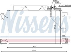 Nissens 940100 - CONDENSADOR MERCEDES C-CLASS W 203(