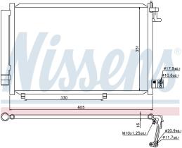 Nissens 940108 - CONDENSADOR FORD FIESTA VI(CB1)(08-