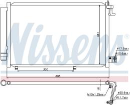 Nissens 940108 - CONDENSADOR FORD FIESTA VI(CB1)(08-