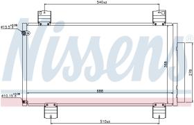 Nissens 940113 - CONDENSADOR HONDA ACCORD  VIII(CU)(