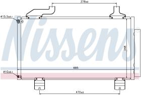 Nissens 940114 - CONDENSADOR HONDA ACCORD  VIII(CU)(