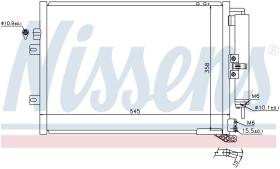 Nissens 940125 - CONDENSADOR RENAULT CLIO III(05-)1.