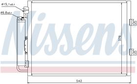 Nissens 940126 - CONDENSADOR RENAULT TWINGO II(07-)1