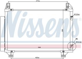 Nissens 940130 - CONDENSADOR SUBARU TREZIA(10-)1.33