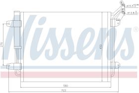 Nissens 940138 - CONDENSADOR VOLKSWAGEN TIGUAN(5N)(0