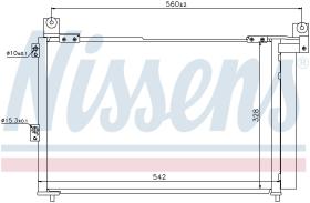 Nissens 940143 - CONDENSADOR MAZDA B-SERIES(UF)(84-)