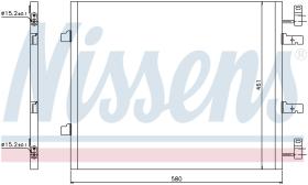 Nissens 940147 - CONDENSADOR RENAULT TRAFIC II(01-)2