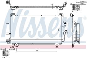 Nissens 940165 - CONDENSADOR MITSUBISHI OUTLANDER(CU