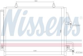 Nissens 940166 - CONDENSADOR MITSUBISHI MONTERO(V80.