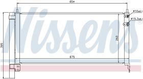 Nissens 940175 - CONDENSADOR LEXUS CT(ZWA10)(10-)200