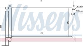 Nissens 940175 - CONDENSADOR LEXUS CT(ZWA10)(10-)200