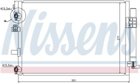 Nissens 940182 - CONDENSADOR FORD C-MAX(CB7.CEU)(10-