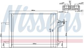 Nissens 940183 - CONDENSADOR FORD C-MAX(CB7.CEU)(10-