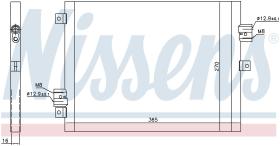 Nissens 940190 - CONDENSADOR PORSCHE BOXSTER(987)(04