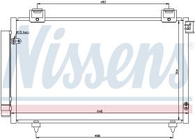 Nissens 940199 - CONDENSADOR TOYOTA AVENSIS(T25#)(03