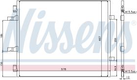 Nissens 940201 - CONDENSADOR RENAULT TRAFIC II(01-)2