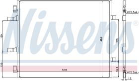 Nissens 940201 - CONDENSADOR RENAULT TRAFIC II(01-)2