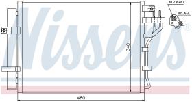 Nissens 940219 - CONDENSADOR KIA PICANTO(TA)(11-)1.0