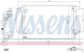 Nissens 940238 - CONDENSADOR VOLKSWAGEN JETTA IV(162