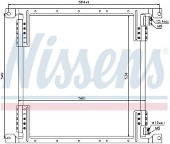 Nissens 940242 - CONDENSADOR MERCEDES AXOR(02-)