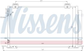 Nissens 940283 - CONDENSADOR TOYOTA AVENSIS(T25#)(03