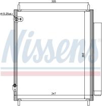 Nissens 940284 - CONDENSADOR CITROËN C-ZERO (09-) EL