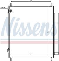 Nissens 940284 - CONDENSADOR CITROËN C-ZERO (09-) EL