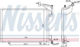 Nissens 940285 - CONDENSADOR FORD B-MAX(CB2)(12-)1.0