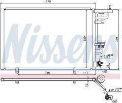 Nissens 940286 - CONDENSADOR FORD B-MAX(CB2)(12-)1.4