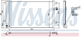 Nissens 940292 - CONDENSADOR FIAT MULTIPLA(186)(98-)