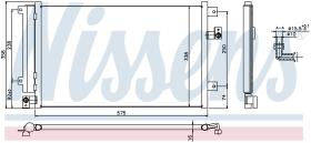 Nissens 940292 - CONDENSADOR FIAT MULTIPLA(186)(98-)