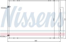 Nissens 940298 - CONDENSADOR LEXUS RX II (MCU30, MHU