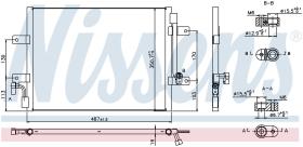 Nissens 940311 - CONDENSADOR FIAT ALBEA(178)(02-)1.3