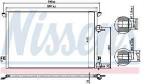 Nissens 940320 - CONDENSADOR SAAB 9-3(YS3F)(02-)1.9